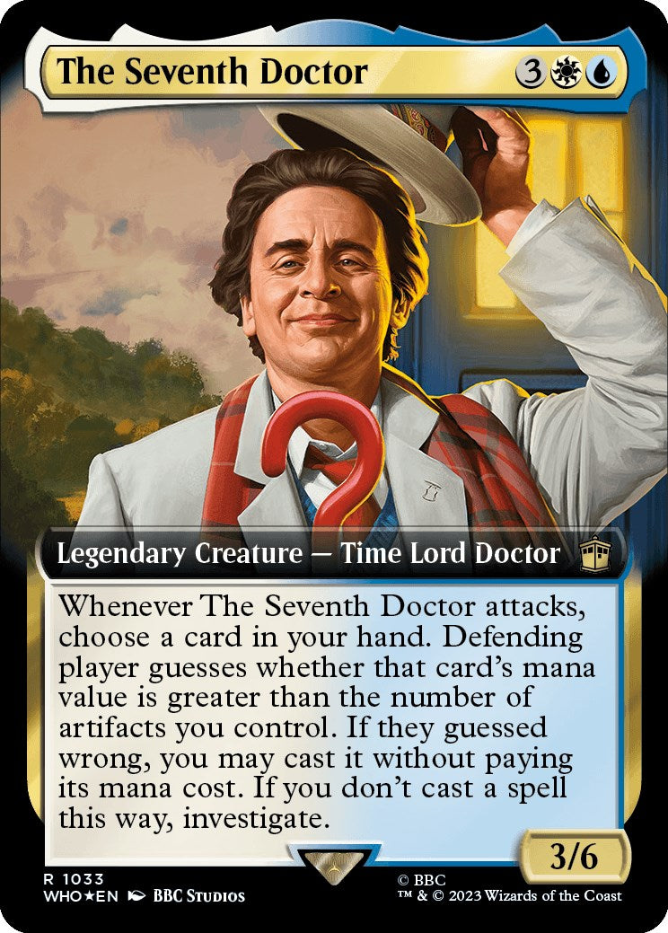 The Seventh Doctor (Extended Art) (Surge Foil) [Doctor Who] | Arkham Games and Comics