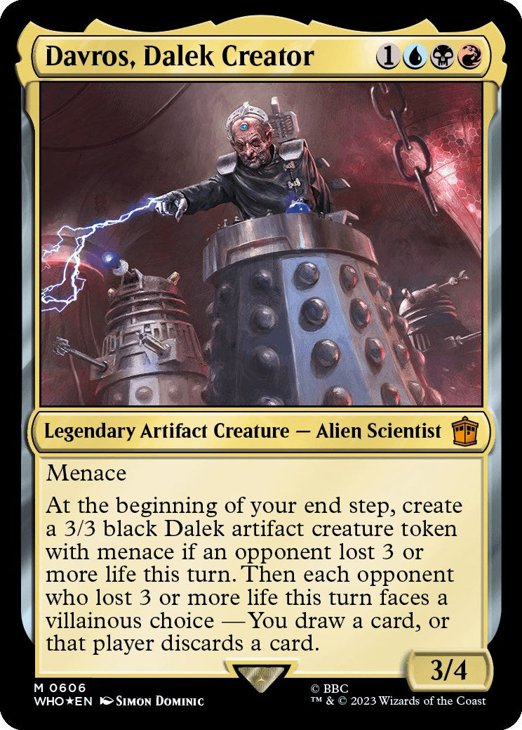 Davros, Dalek Creator (Surge Foil) [Doctor Who] | Arkham Games and Comics