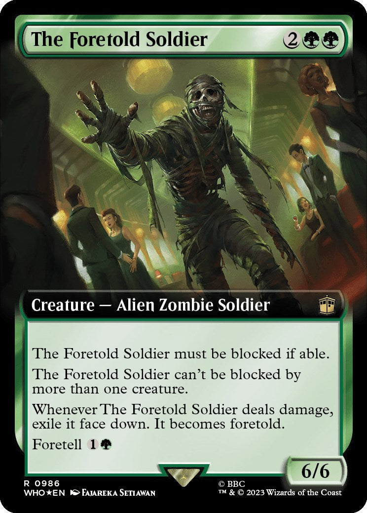 The Foretold Soldier (Extended Art) (Surge Foil) [Doctor Who] | Arkham Games and Comics