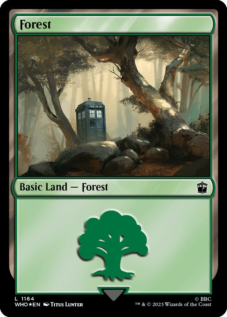 Forest (1164) (Surge Foil) [Doctor Who] | Arkham Games and Comics