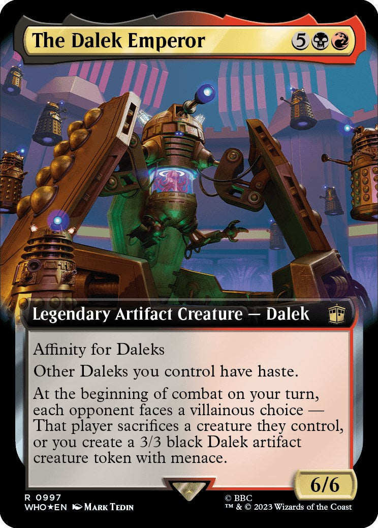 The Dalek Emperor (Extended Art) (Surge Foil) [Doctor Who] | Arkham Games and Comics