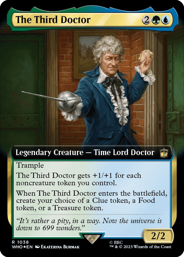 The Third Doctor (Extended Art) (Surge Foil) [Doctor Who] | Arkham Games and Comics