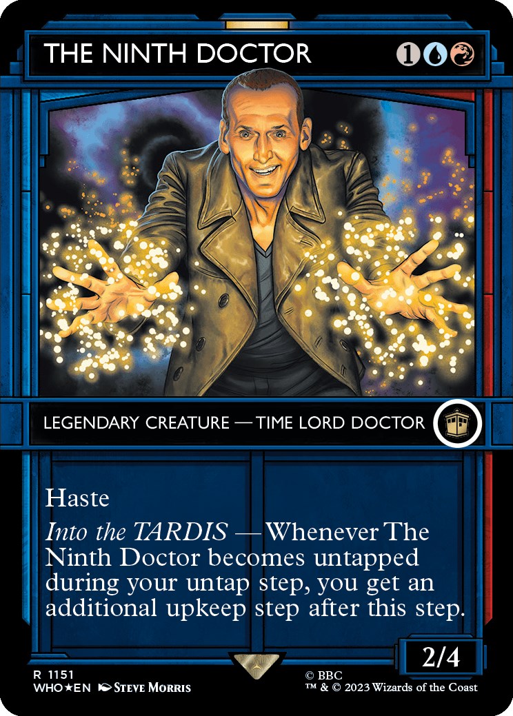 The Ninth Doctor (Showcase) (Surge Foil) [Doctor Who] | Arkham Games and Comics