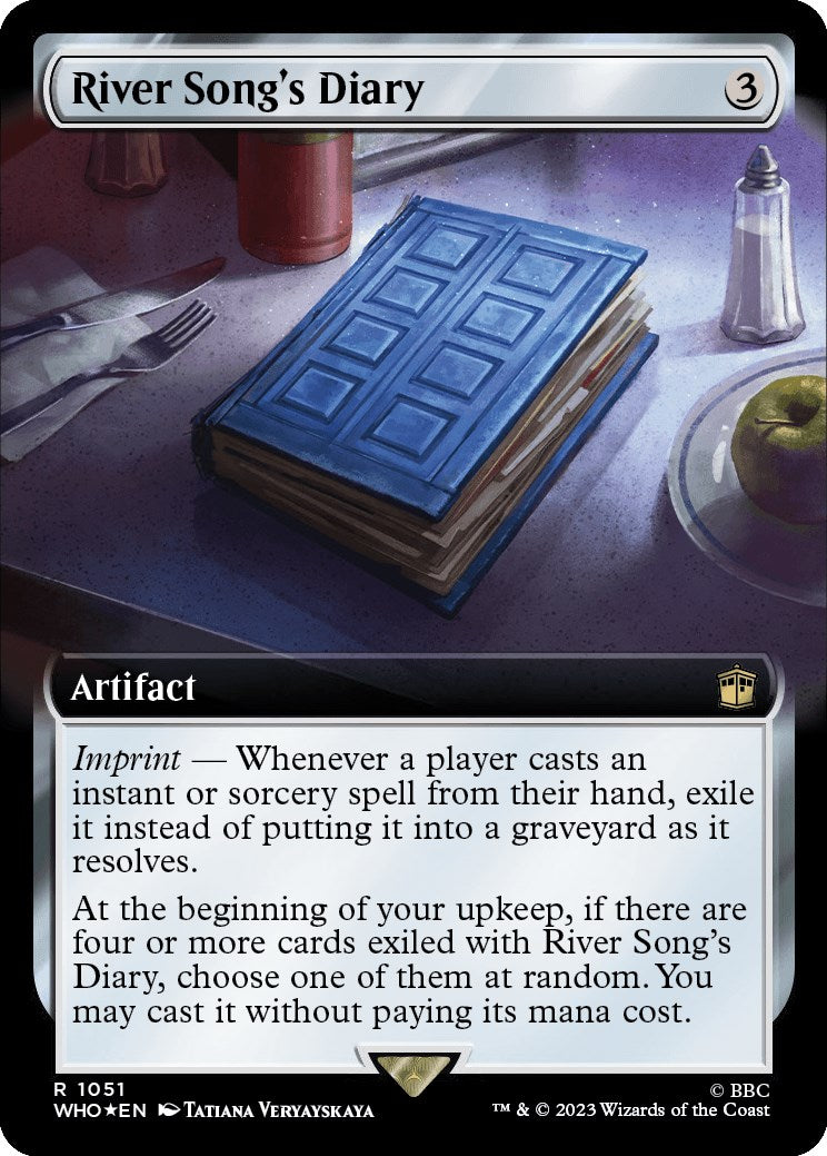 River Song's Diary (Extended Art) (Surge Foil) [Doctor Who] | Arkham Games and Comics