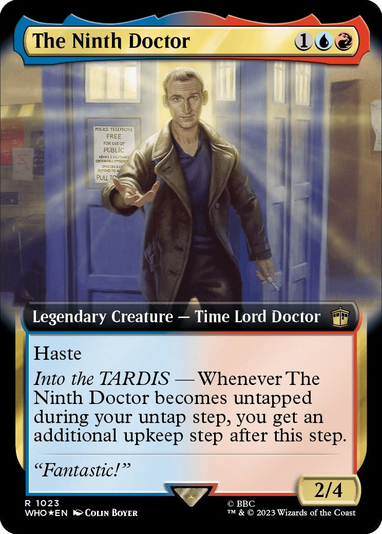 The Ninth Doctor (Extended Art) (Surge Foil) [Doctor Who] | Arkham Games and Comics