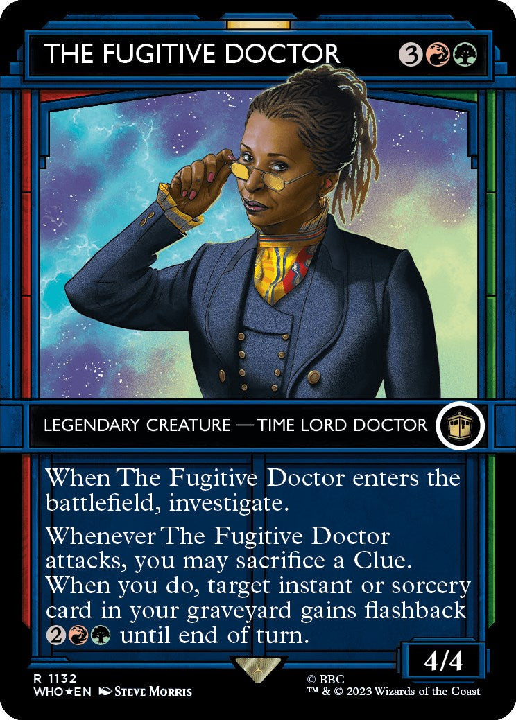 The Fugitive Doctor (Showcase) (Surge Foil) [Doctor Who] | Arkham Games and Comics