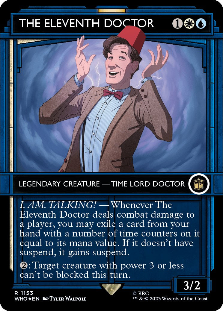 The Eleventh Doctor (Showcase) (Surge Foil) [Doctor Who] | Arkham Games and Comics