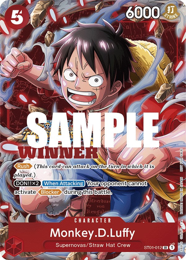 Monkey.D.Luffy (Winner Pack Vol. 5) [One Piece Promotion Cards] | Arkham Games and Comics