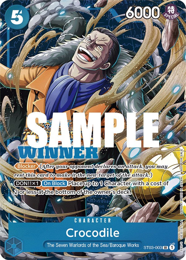 Crocodile (Winner Pack Vol. 5) [One Piece Promotion Cards] | Arkham Games and Comics