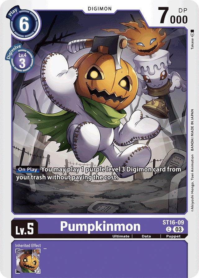 Pumpkinmon [ST16-09] [Starter Deck: Wolf of Friendship] | Arkham Games and Comics