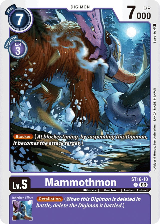 Mammothmon [ST16-10] [Starter Deck: Wolf of Friendship] | Arkham Games and Comics