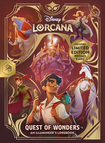 Disney Lorcana Quest of Wonders: An Illumineer's Lorebook | Arkham Games and Comics