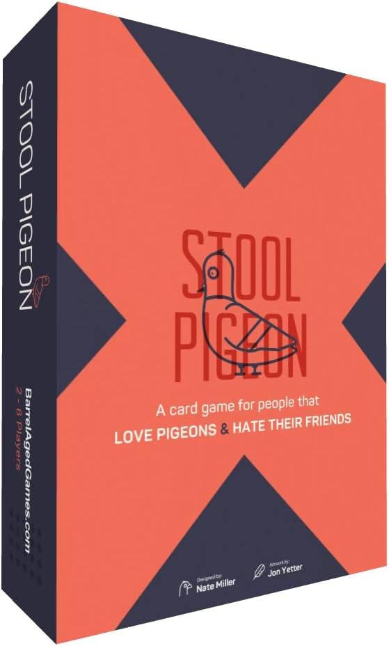 Stool Pigeon | Quick Tactical Pigeon Mafia Card Game | Arkham Games and Comics