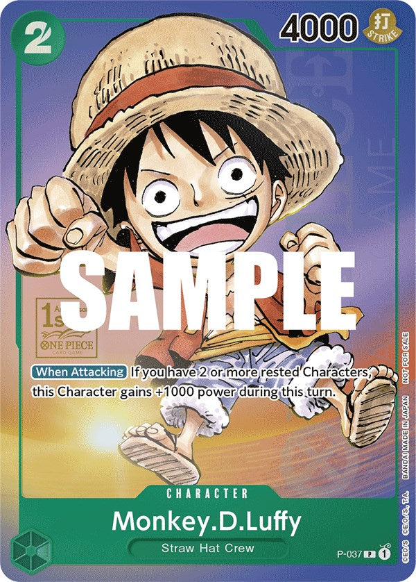 Monkey.D.Luffy (1st Anniversary Tournament) [One Piece Promotion Cards] | Arkham Games and Comics