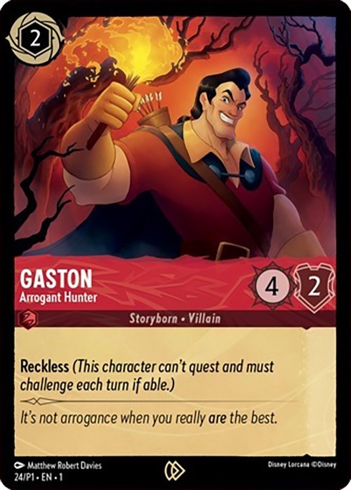 Gaston - Arrogant Hunter (24) [Promo Cards] | Arkham Games and Comics