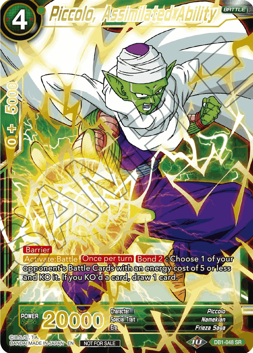 Piccolo, Assimilated Ability (Alt. Art Card Set 2023 Vol. 1) (DB1-048) [Tournament Promotion Cards] | Arkham Games and Comics