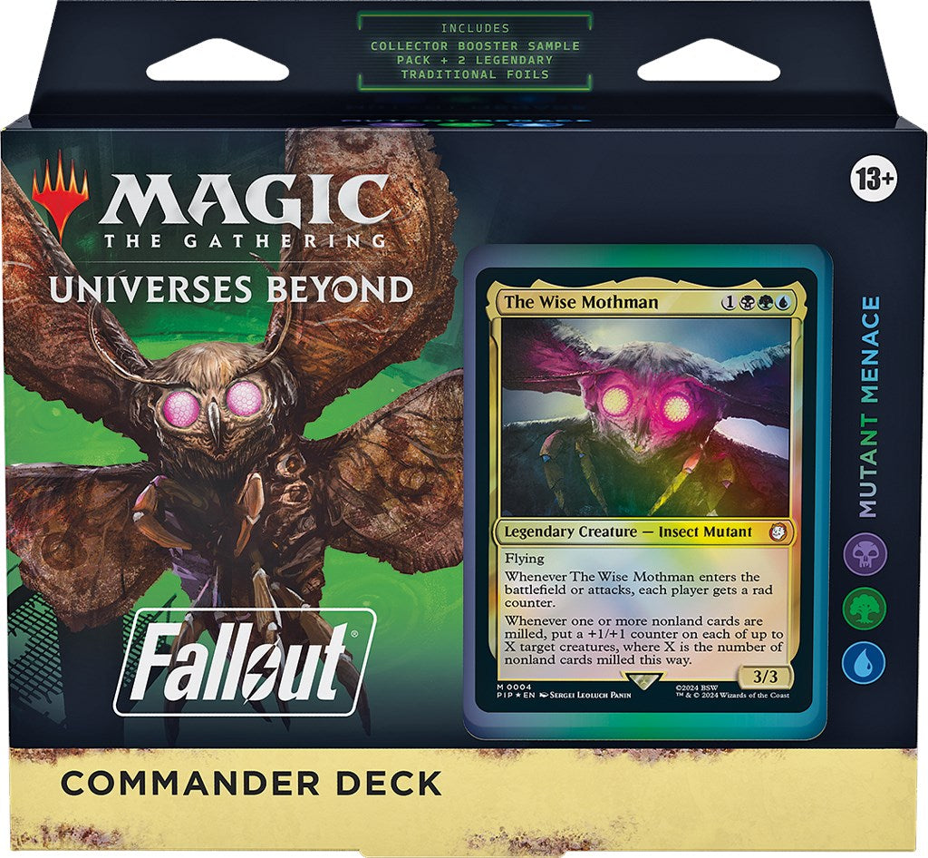 Fallout: Out of the Vault - Mutant Menace Commander Deck | Arkham Games and Comics