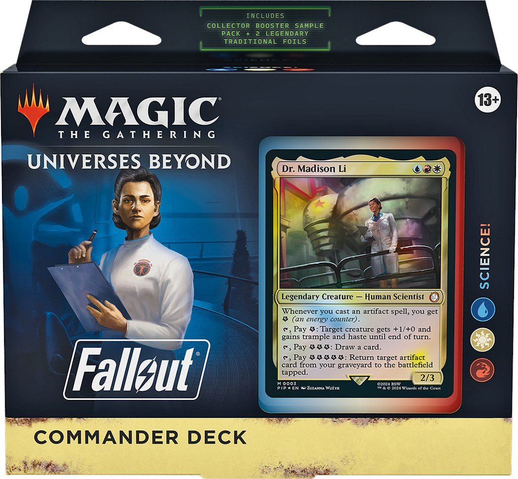 Fallout: Out of the Vault - Science! Commander Deck | Arkham Games and Comics