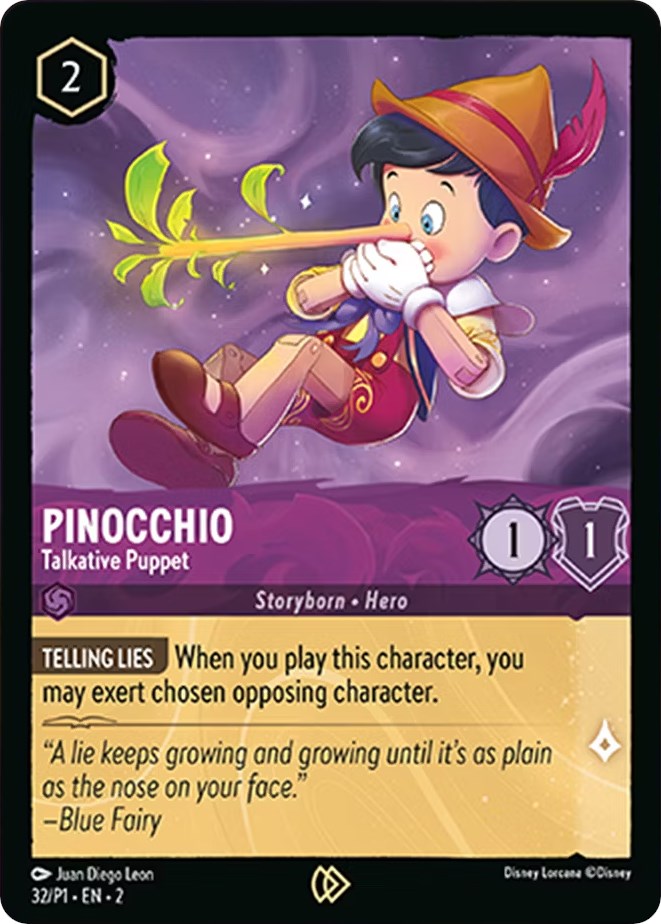 Pinocchio - Talkative Puppet (32) [Promo Cards] | Arkham Games and Comics