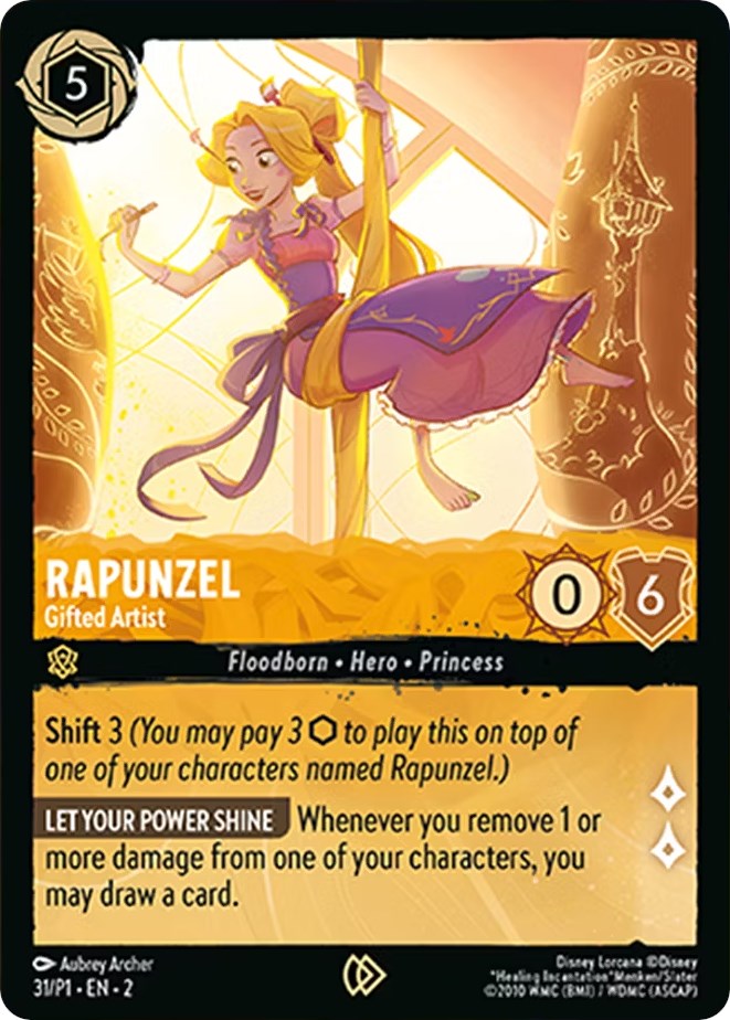 Rapunzel - Gifted Artist (31) [Promo Cards] | Arkham Games and Comics