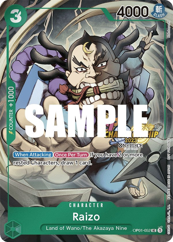 Raizo (CS 2023 Event Pack) [One Piece Promotion Cards] | Arkham Games and Comics