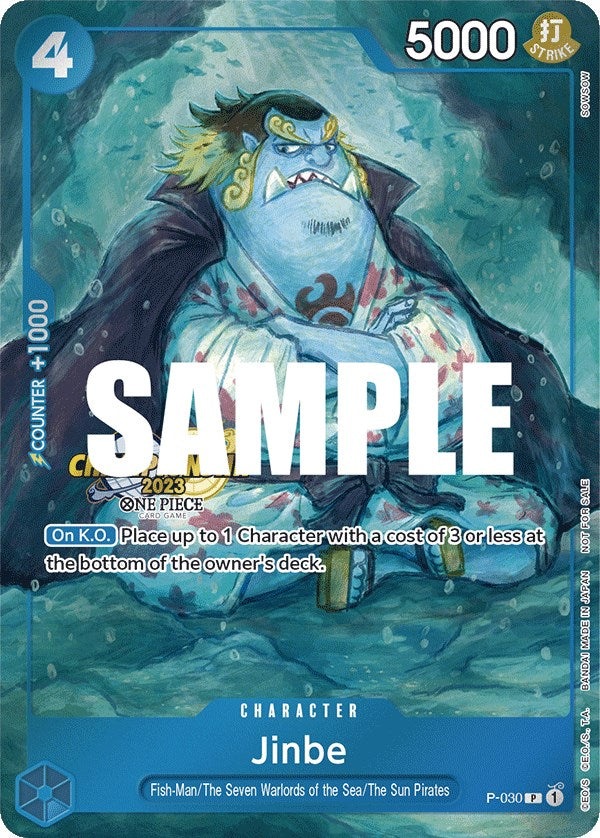 Jinbe (CS 2023 Event Pack) [One Piece Promotion Cards] | Arkham Games and Comics