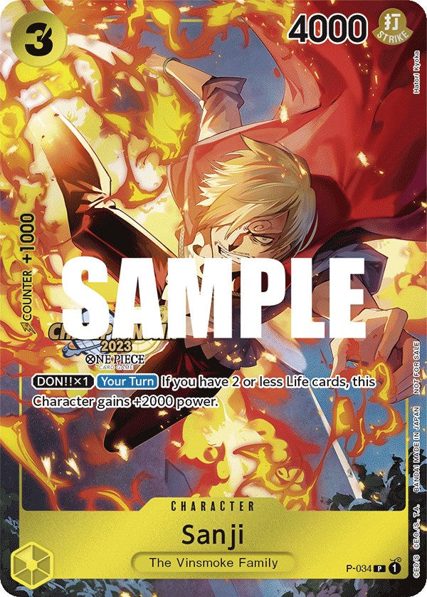 Sanji (CS 2023 Event Pack) [One Piece Promotion Cards] | Arkham Games and Comics