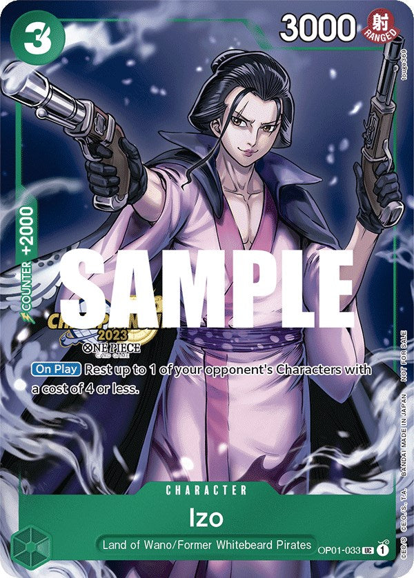 Izo (CS 2023 Celebration Pack) [One Piece Promotion Cards] | Arkham Games and Comics