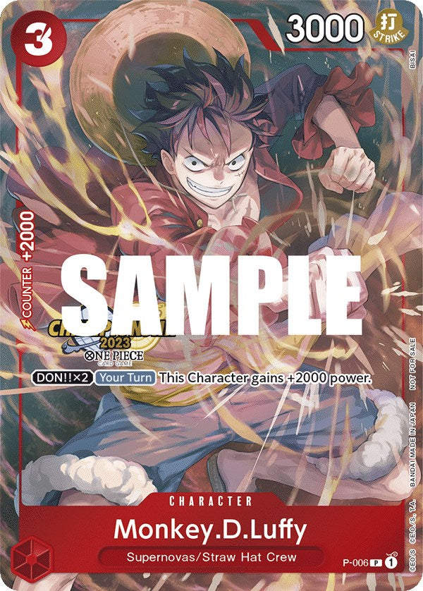 Monkey.D.Luffy (CS 2023 Celebration Pack) [One Piece Promotion Cards] | Arkham Games and Comics