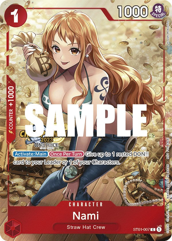 Nami (CS 2023 Celebration Pack) [One Piece Promotion Cards] | Arkham Games and Comics