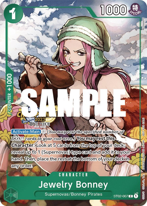 Jewelry Bonney (CS 2023 Celebration Pack) [One Piece Promotion Cards] | Arkham Games and Comics