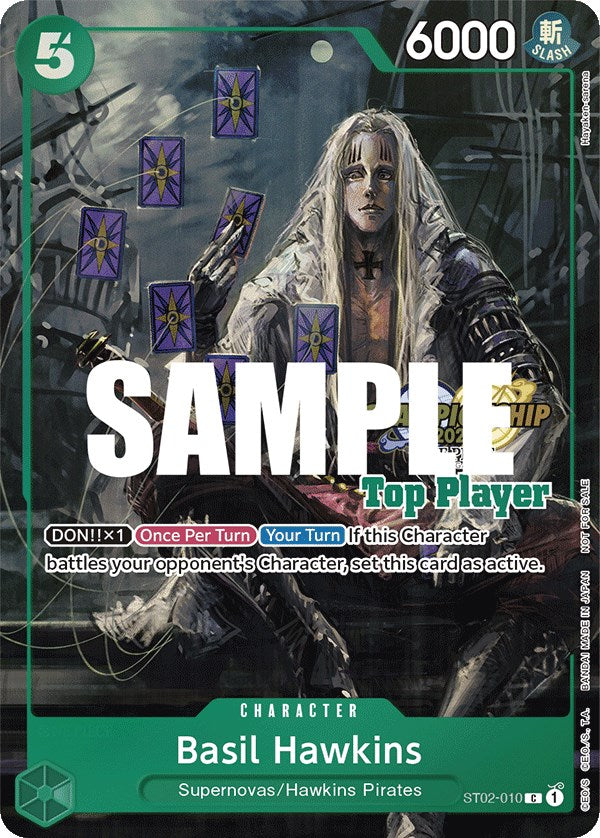 Basil Hawkins (CS 2023 Top Players Pack) [One Piece Promotion Cards] | Arkham Games and Comics