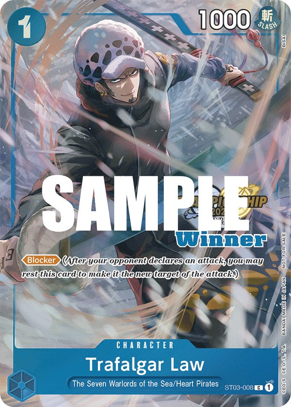 Trafalgar Law (CS 2023 Top Players Pack) [Winner] [One Piece Promotion Cards] | Arkham Games and Comics