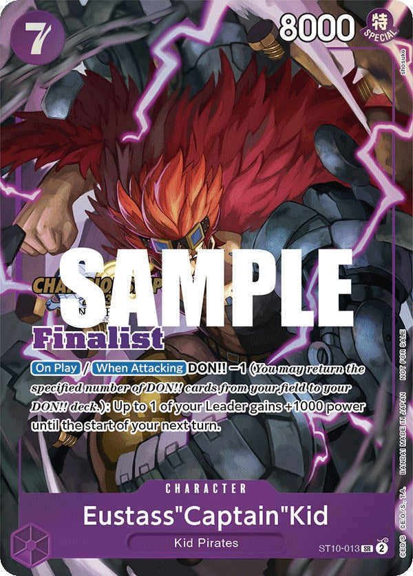 Eustass"Captain"Kid (CS 2023 Top Players Pack) [Finalist] [One Piece Promotion Cards] | Arkham Games and Comics