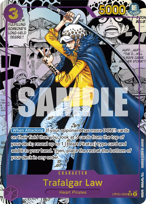 Trafalgar Law (Alternate Art)(Manga) [Awakening of the New Era] | Arkham Games and Comics