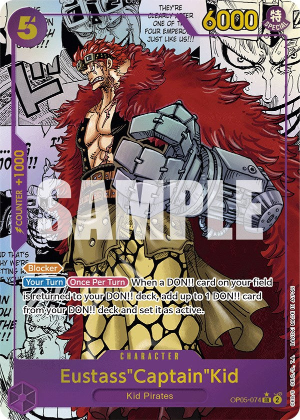 Eustass"Captain"Kid (Alternate Art)(Manga) [Awakening of the New Era] | Arkham Games and Comics