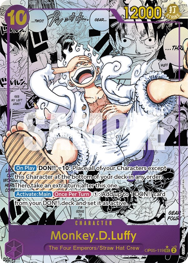 Monkey.D.Luffy (Alternate Art)(Manga) [Awakening of the New Era] | Arkham Games and Comics