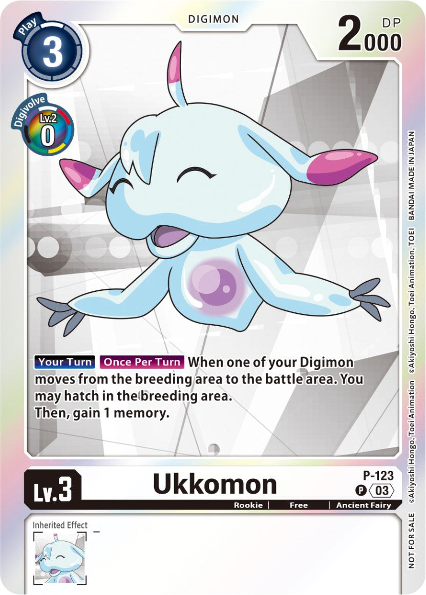 Ukkomon [P-123] (Tamer Party Pack -The Beginning- Ver. 2.0) [Promotional Cards] | Arkham Games and Comics