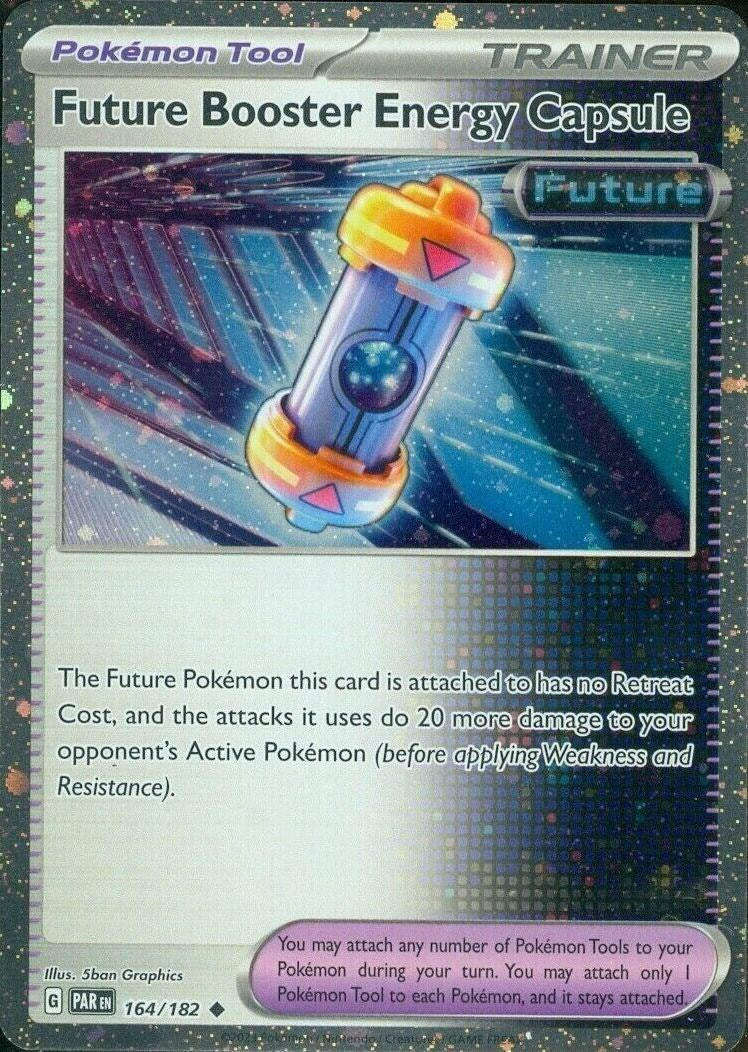 Future Booster Energy Capsule (164/182) (Cosmos Holo) [Scarlet & Violet: Paradox Rift] | Arkham Games and Comics