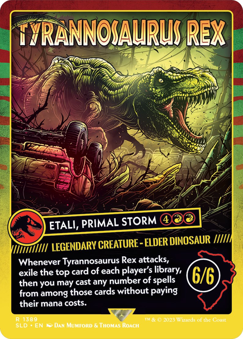 Tyrannosaurus Rex - Etali, Primal Storm [Secret Lair Drop Series] | Arkham Games and Comics