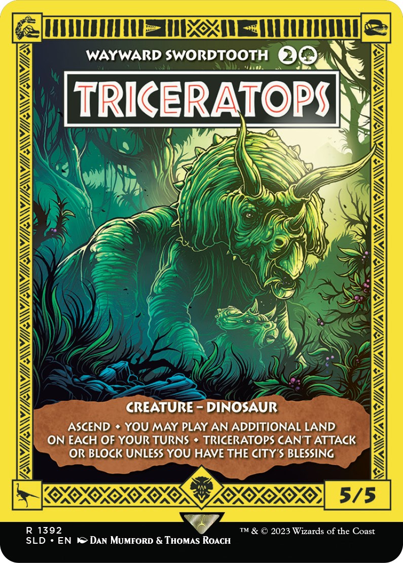 Triceratops - Wayward Swordtooth [Secret Lair Drop Series] | Arkham Games and Comics