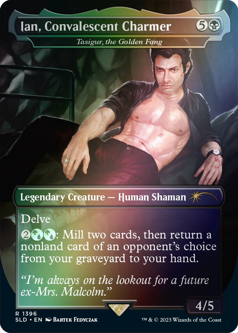 Ian, Convalescent Charmer - Tasigur, the Golden Fang (Rainbow Foil) [Secret Lair Drop Series] | Arkham Games and Comics