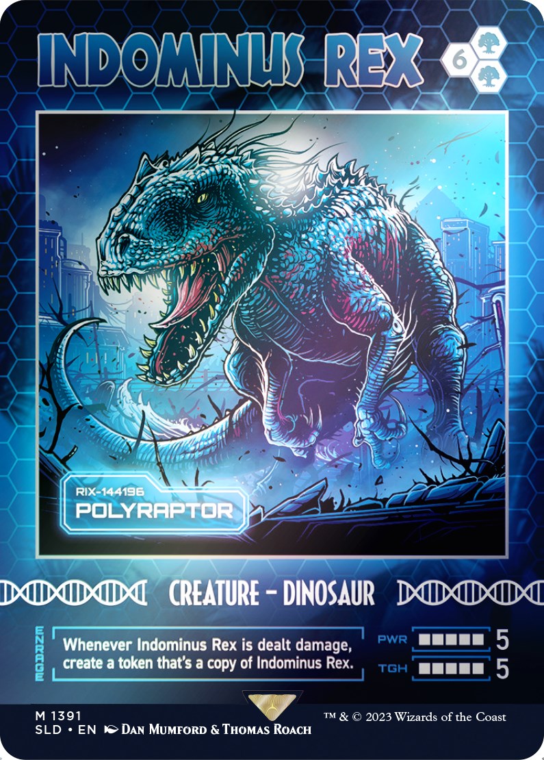 Indominus Rex - Polyraptor (Rainbow Foil) [Secret Lair Drop Series] | Arkham Games and Comics
