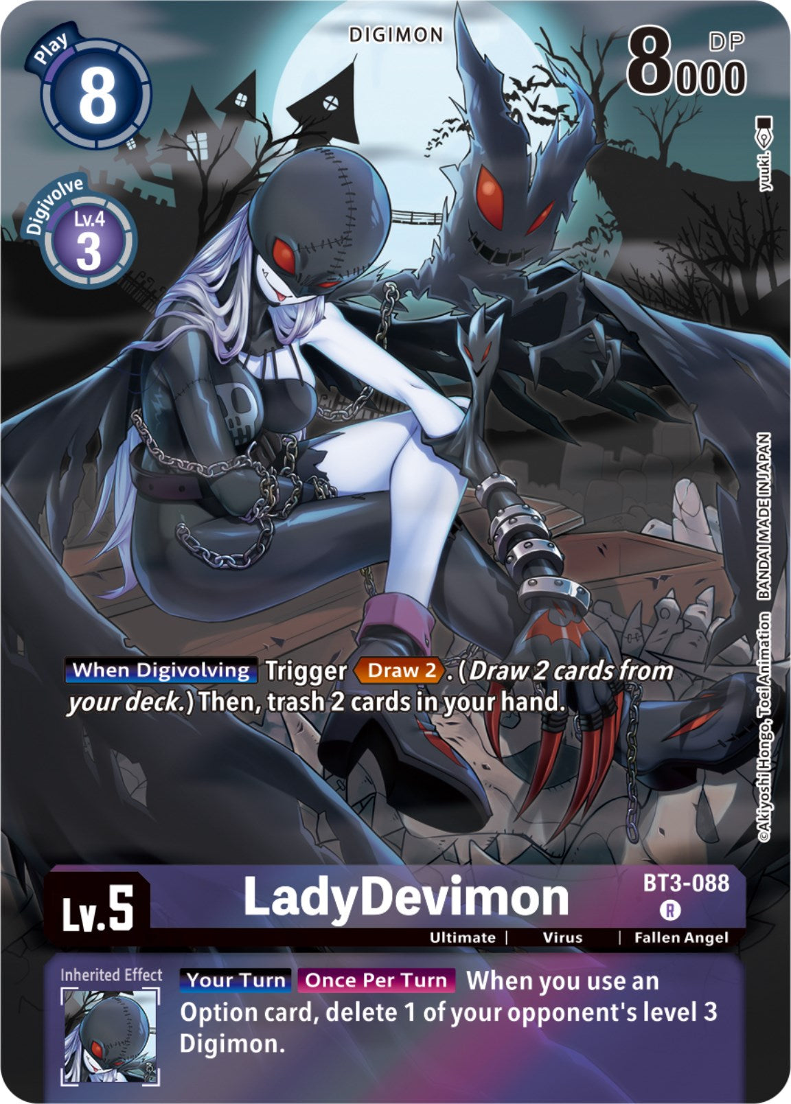 LadyDevimon [BT3-088] (Gift Box 2023) [Release Special Booster Promos] | Arkham Games and Comics