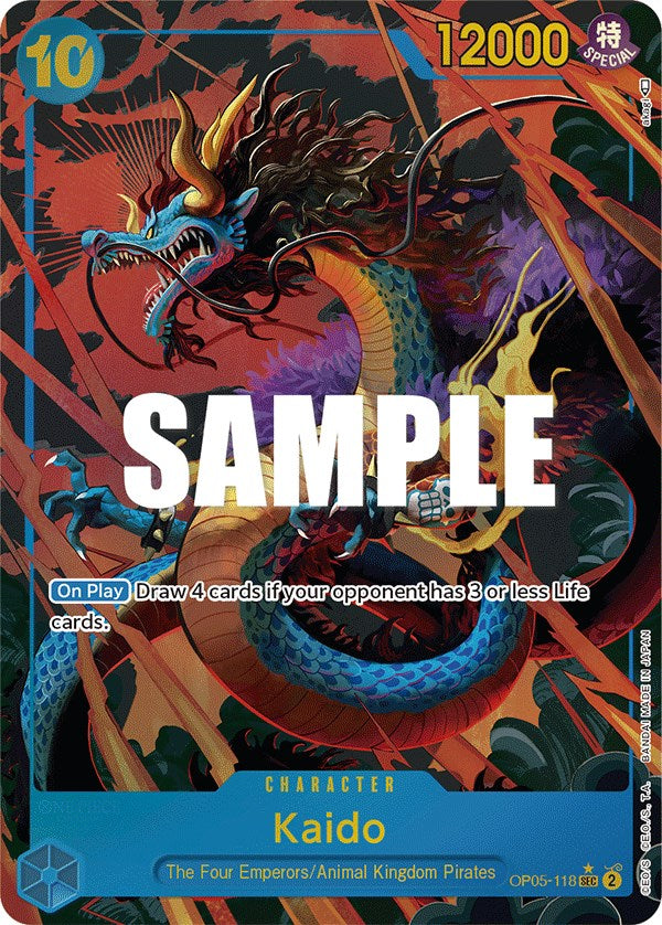 Kaido (Alternate Art) [Awakening of the New Era] | Arkham Games and Comics