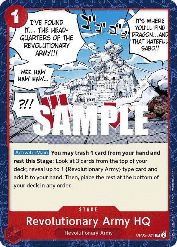 Revolutionary Army HQ [Awakening of the New Era] | Arkham Games and Comics