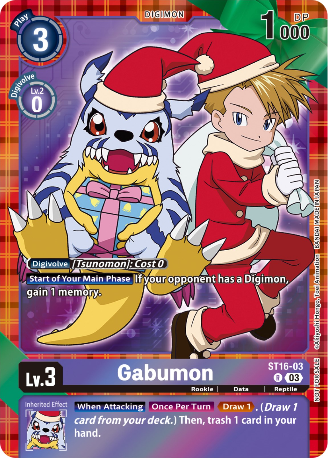 Gabumon [ST16-03] (Winter Holiday 2023) [Starter Deck: Wolf of Friendship] | Arkham Games and Comics