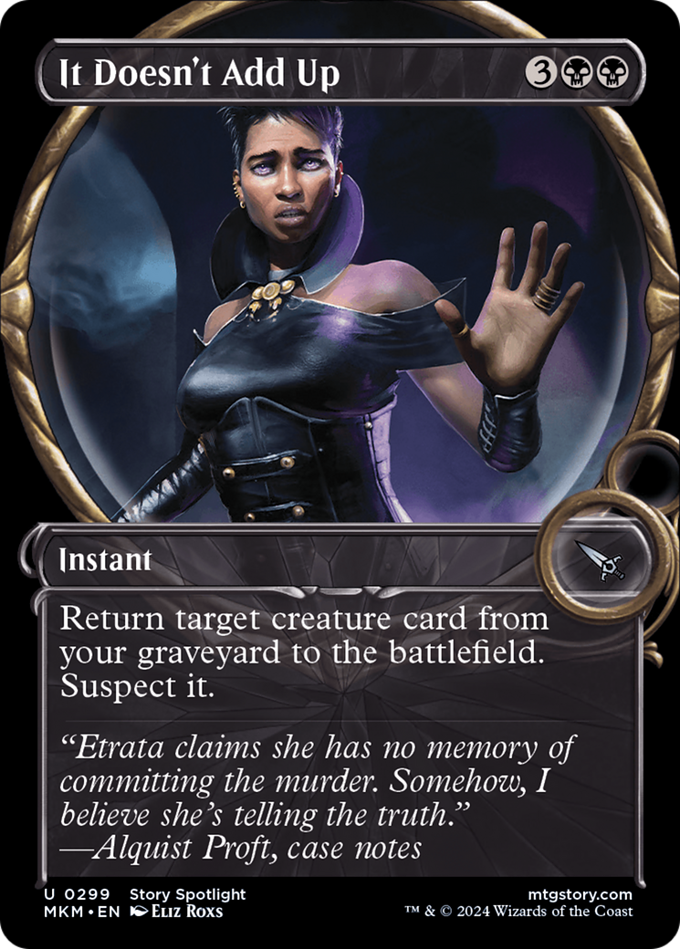 It Doesn't Add Up (Showcase) [Murders at Karlov Manor] | Arkham Games and Comics