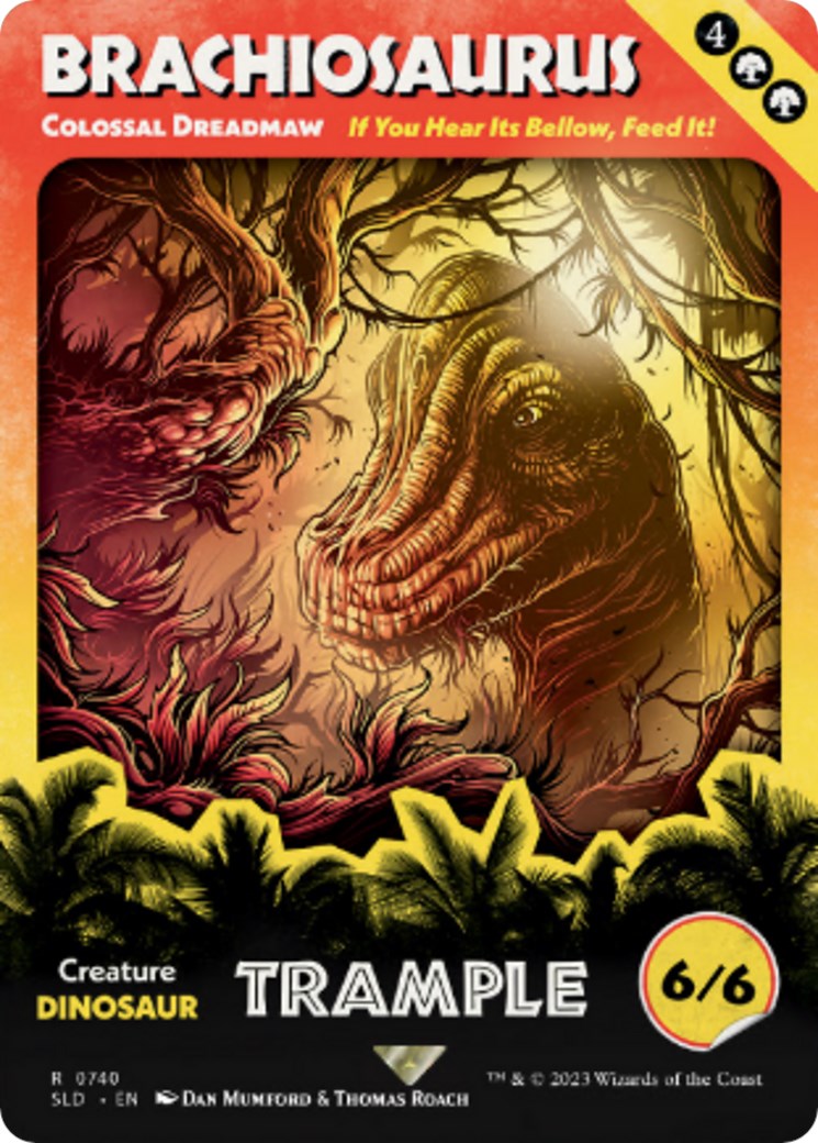 Brachiosaurus - Colossal Dreadmaw [Secret Lair Drop Series] | Arkham Games and Comics