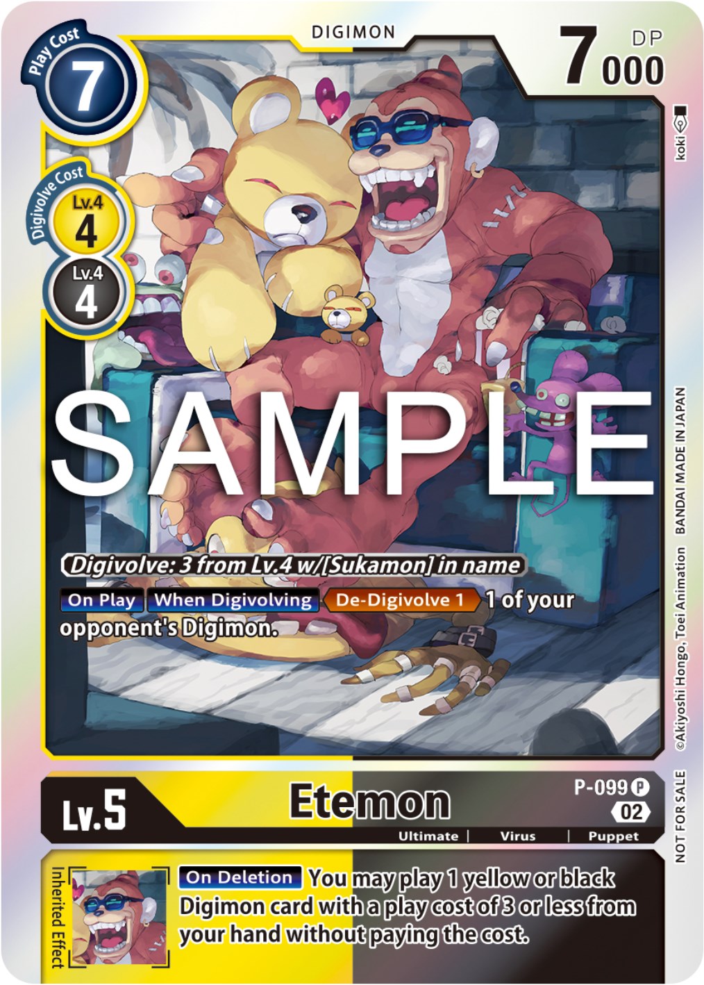 Etemon [P-099] (Limited Card Pack Ver.2) [Promotional Cards] | Arkham Games and Comics